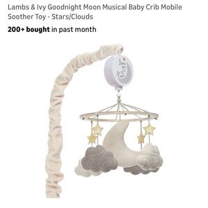 Lambs & Ivy Moon and Stars Baby Crib Mobile